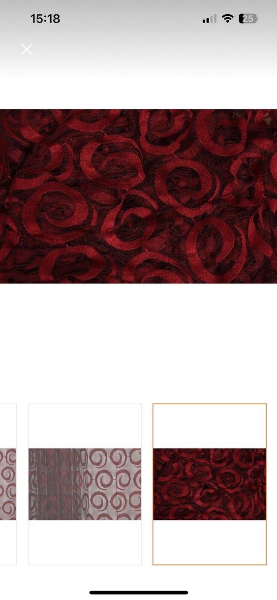 Bordo ip perde - Görsel 5