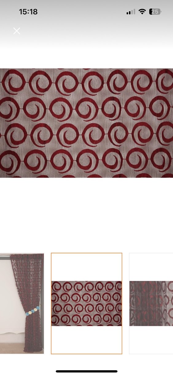 Bordo ip perde - Görsel 3