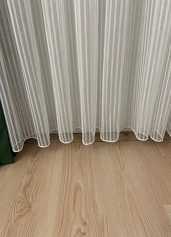 Tül perde simli cizgili - Görsel 3