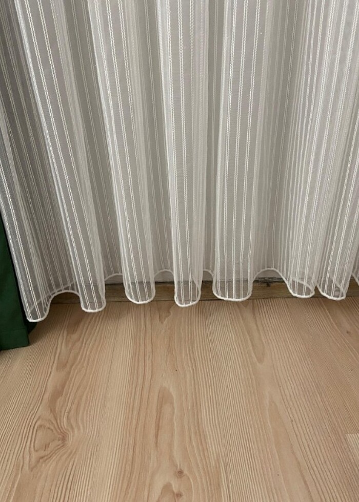 Tül perde simli cizgili - Görsel 3