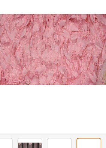 Pembe kalp ip perde - Görsel 2