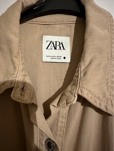 xl Beden Zara bej rengi kot ceket