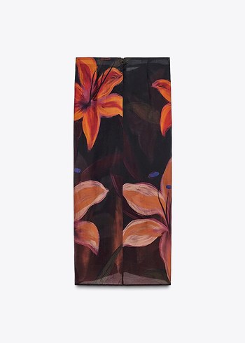 Kadın Bohem Uzun Drapeli Etek - Görsel 2