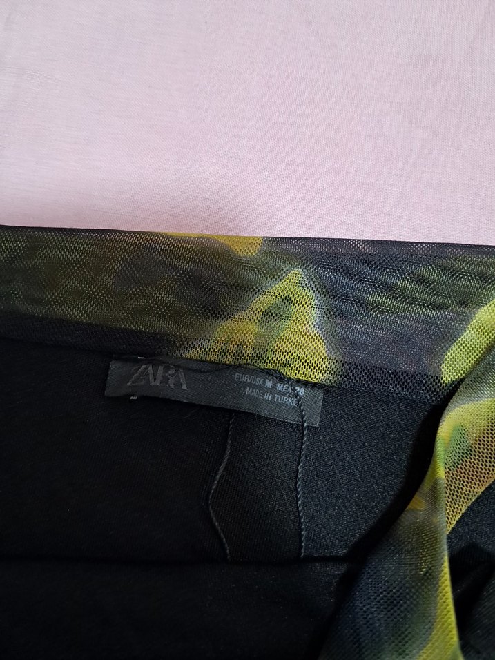 Desenli Mini Elbise - Görsel 5