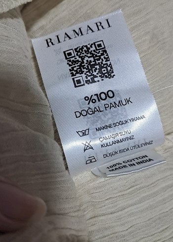 Ekru Uzun Bohem Fırfırlı Keten Etek - Görsel 12