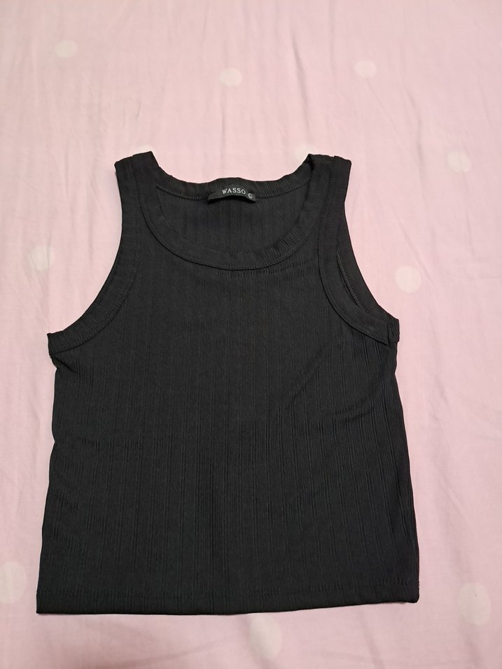 Siyah Kadın Kolsuz Atlet - Görsel 2