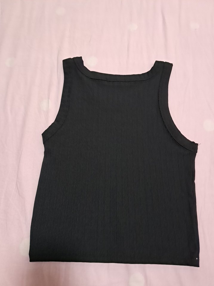 Siyah Kadın Kolsuz Atlet - Görsel 3