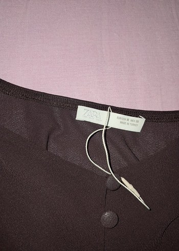 Fırfırlı V Yaka Bluz - Görsel 10