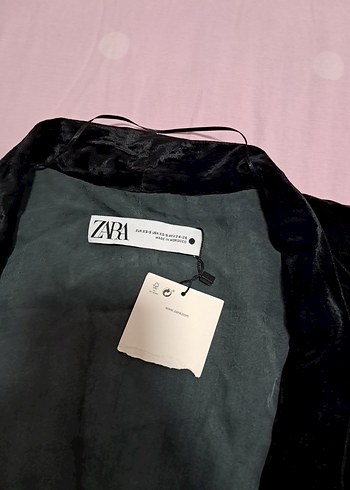 zara kadife kimono - Görsel 4