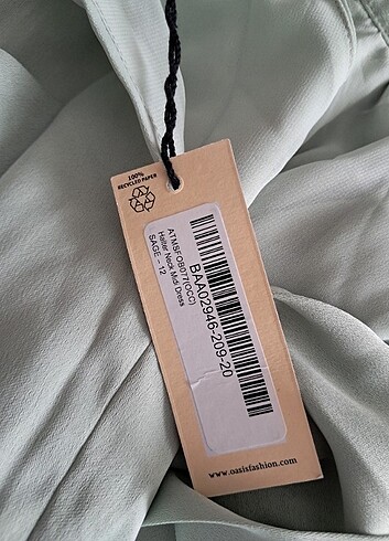 Oasis Saten Halter Yaka Midi Elbise - Görsel 18