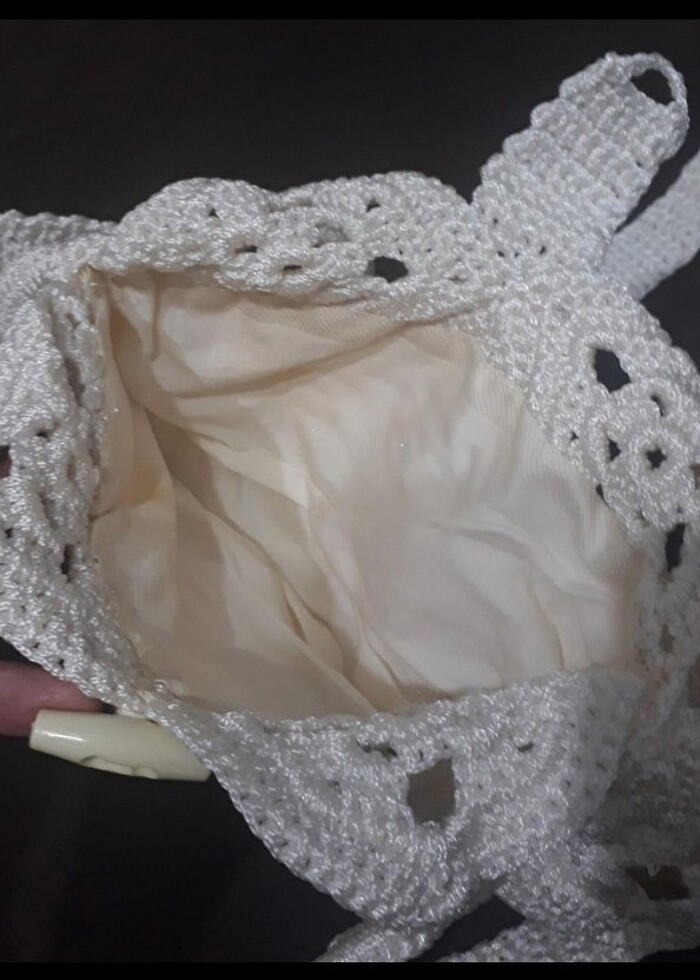 Örgü çanta - Görsel 5