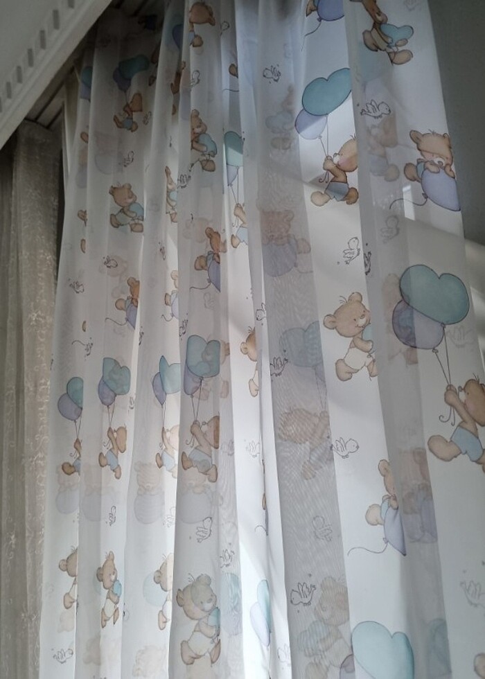 Bebek tül perde - Görsel 3