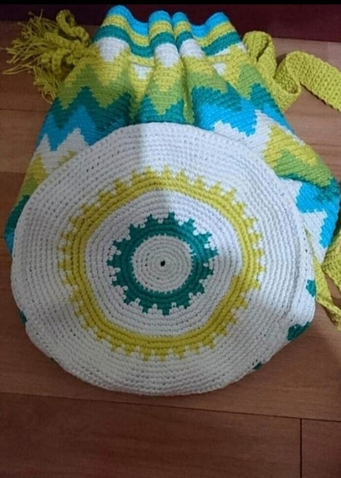 Wayyu yazlık örme çanta - Görsel 3