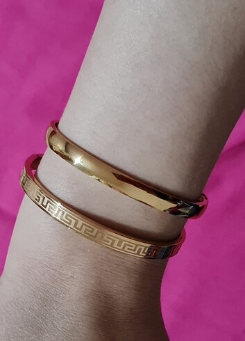 Zara Rose gold ikili çelik bileklik