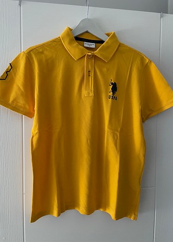 m Beden Sarı Polo Yaka Erkek Tişört