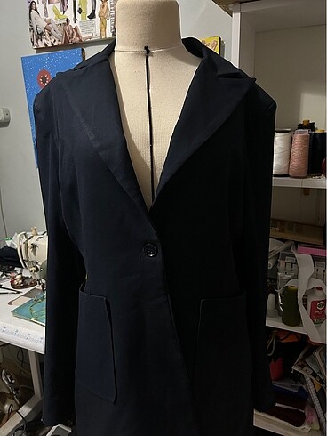 Uzun Blazer Ceket