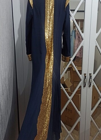 Tesettür uzun abiye - Görsel 2