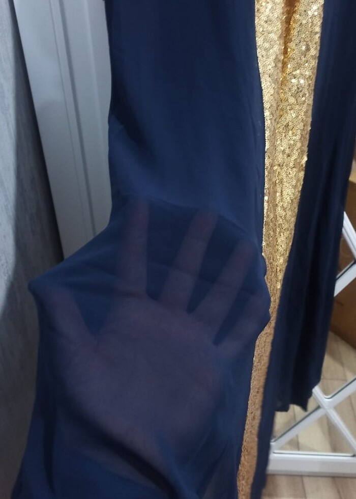 Tesettür uzun abiye - Görsel 4