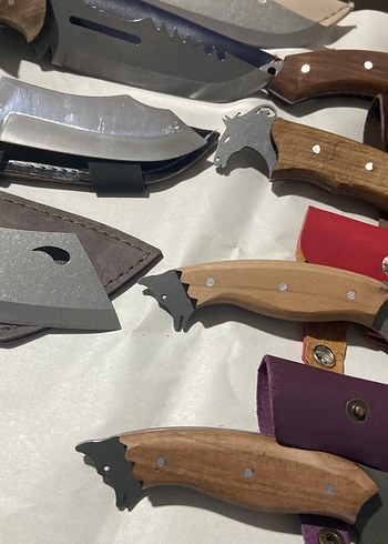 Kahverengi Saplı Çok Amaçlı Bıçak Seti - Görsel 2