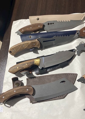 Kahverengi Saplı Çok Amaçlı Bıçak Seti - Görsel 3