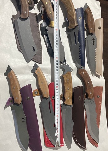 Kahverengi Saplı Çok Amaçlı Bıçak Seti - Görsel 5