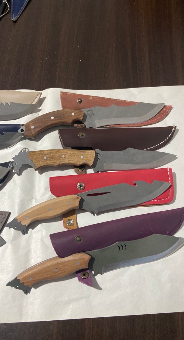 Kahverengi Saplı Çok Amaçlı Bıçak Seti - Görsel 4