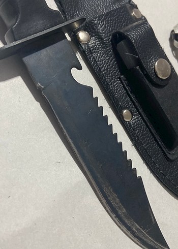 Siyah Saplı Siyah Bıçak ve Kılıf - Görsel 3