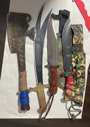 Karışık Renkli Koyu Tonlu Kesici Aletler Seti - Görsel 2