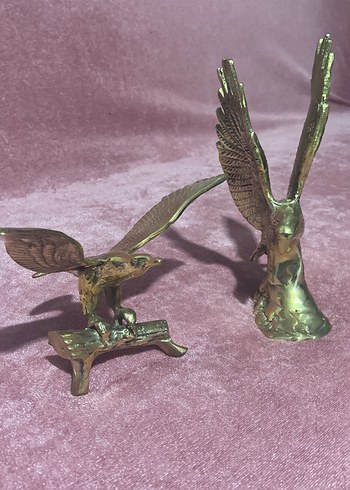 Parlak Altın Renkli Kartal Figürleri - Görsel 2