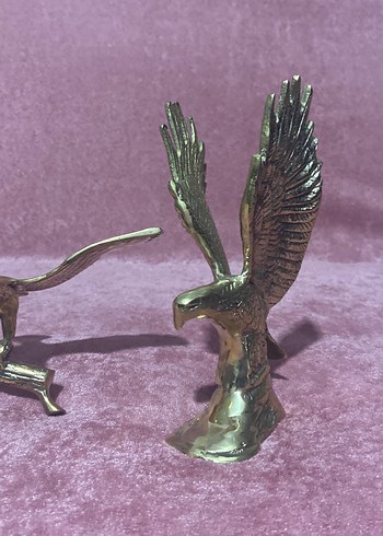 Parlak Altın Renkli Kartal Figürleri - Görsel 3