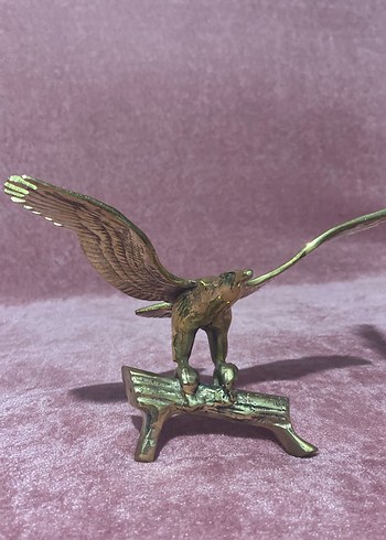 Parlak Altın Renkli Kartal Figürleri - Görsel 4