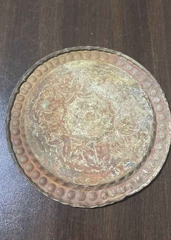 Altın Renkli Bohem Tarzı Tabak - Görsel 2