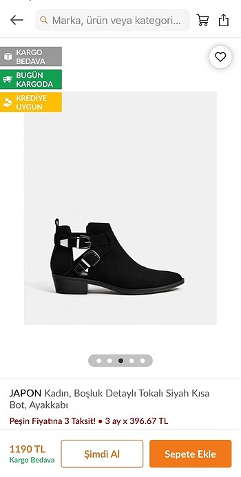 Bershka siyah bot süet