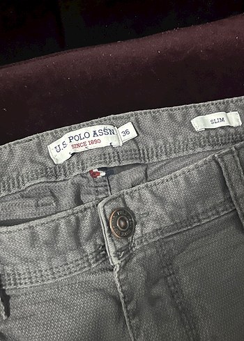U.S Polo Assn. Gri Regular Fit Erkek Denim Pantolon