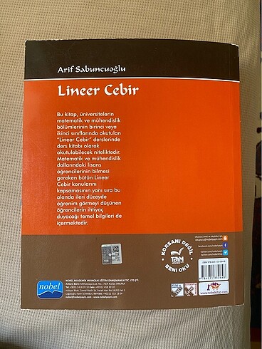Lineer Cebir Kitabı