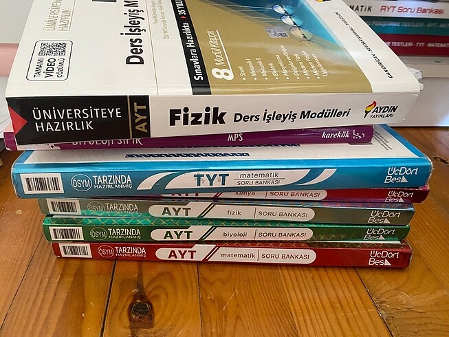  Üniversite sınavı hazırlık test kitapları