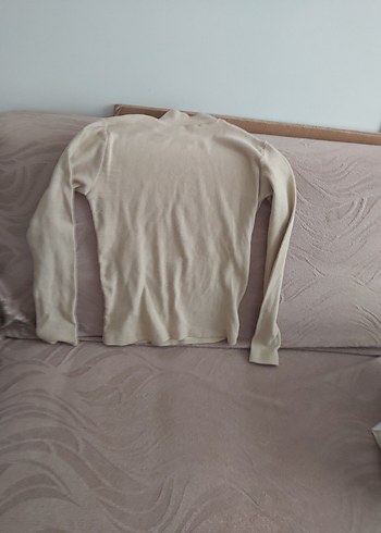 Beyaz Balıkçı Yaka Kadın Triko - Görsel 3