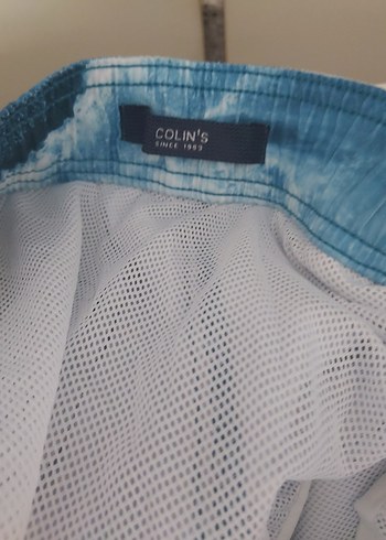 Erkek Mavi Baskılı Deniz Şortu - Görsel 6