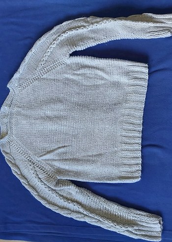 Mor el  Örgüsü Kadın Kazak, Rahat Kesim - Görsel 2