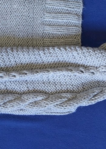 Mor el  Örgüsü Kadın Kazak, Rahat Kesim - Görsel 4