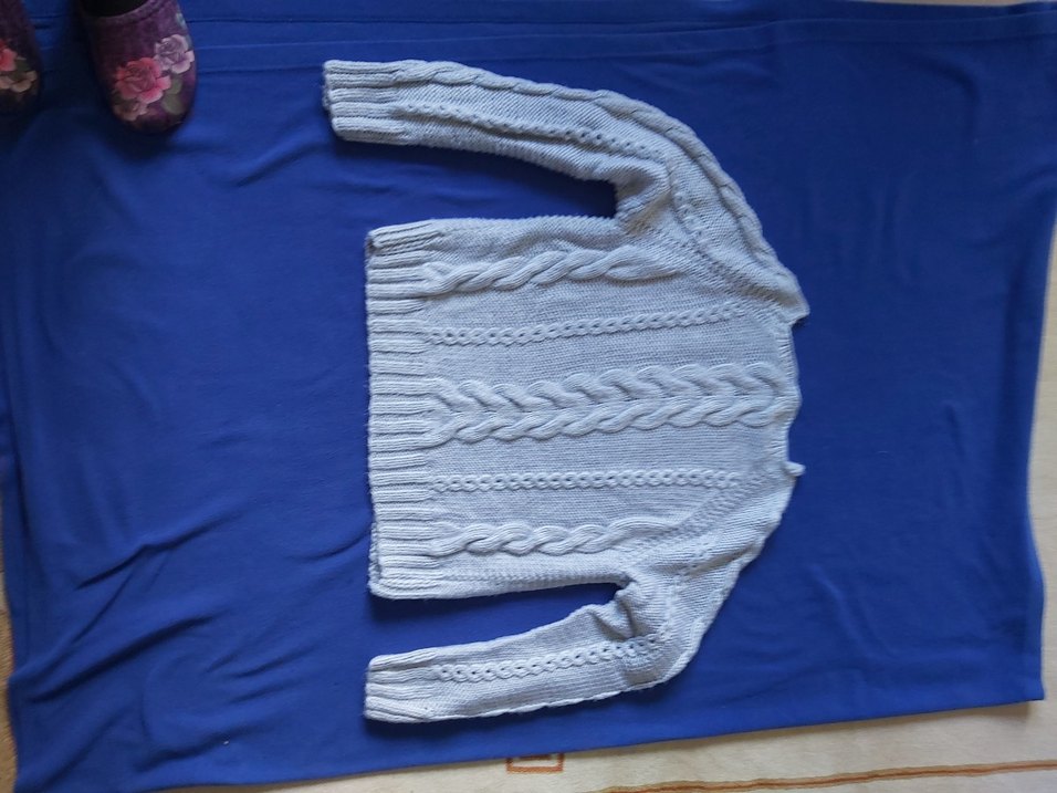 Mor el  Örgüsü Kadın Kazak, Rahat Kesim - Görsel 3