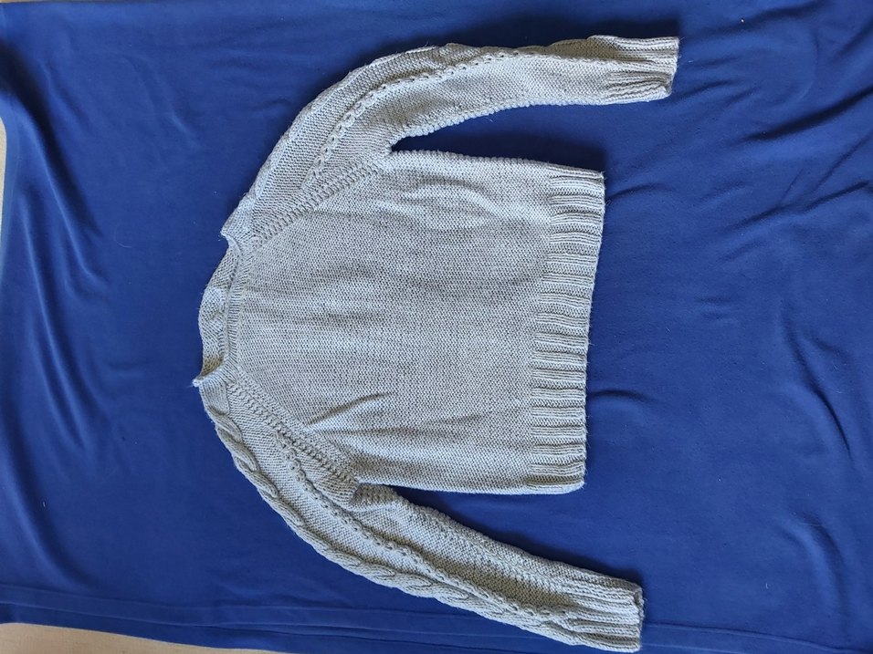 Mor el  Örgüsü Kadın Kazak, Rahat Kesim - Görsel 2