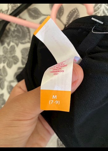 Diğer Siyah İpli Bohem Bikini Üstü