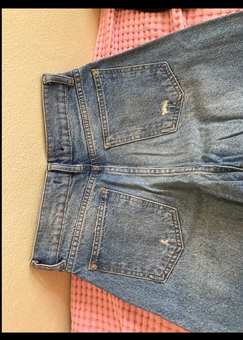 s Beden mavi Renk kadın denim pantolon
