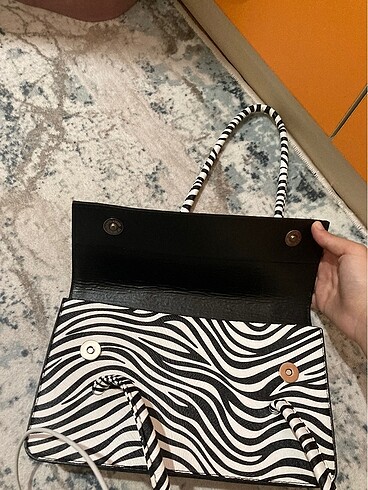 Diğer zebra desenli çanta