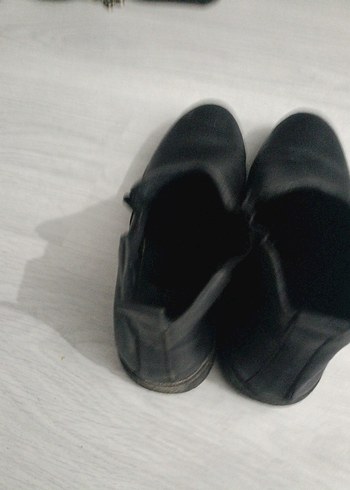 Siyah Minimalist Erkek Biker Botu - Görsel 3