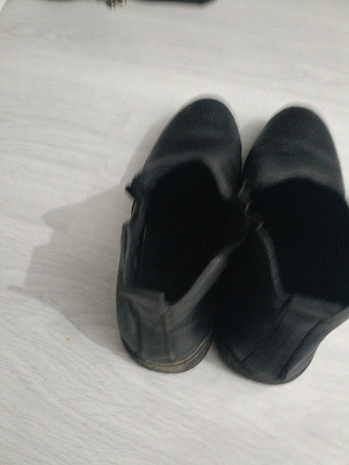 Siyah Minimalist Erkek Biker Botu - Görsel 3