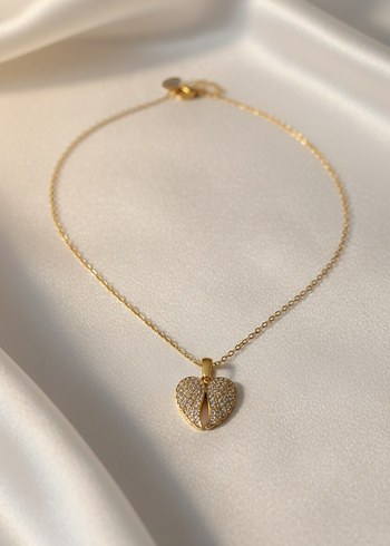 Altın Renkli Mini Zincirli Kadın Kolye - Görsel 2