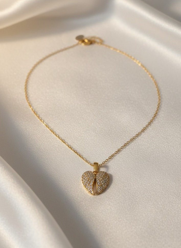 Altın Renkli Mini Zincirli Kadın Kolye - Görsel 2