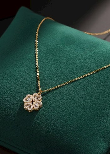 Minimalist Altın Zincir Detaylı Kısa Kolye - Görsel 2